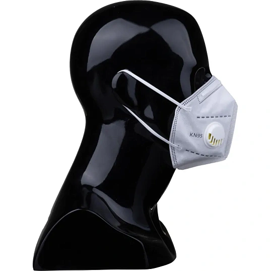 Респиратор (полумаска) с кл FFP2 12ПДК, Р-КН95-2-01, 10шт/уп