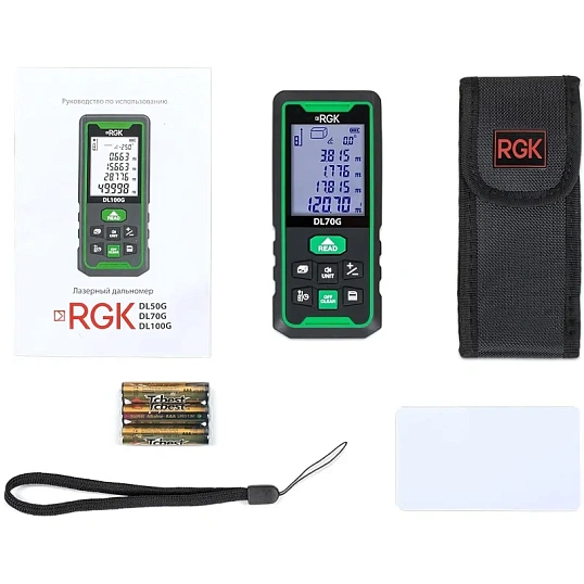 Дальномер лазерный с угломером RGK DL70G (778183)