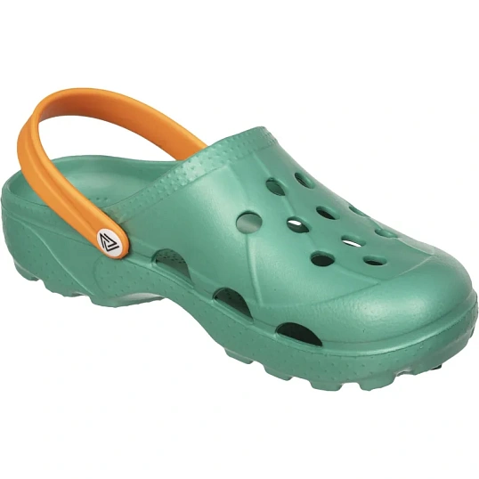 Сабо женские EVART Ола аквамарин/оранжевый р.37