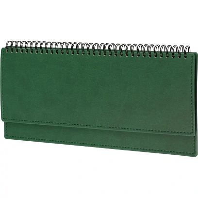 Планинг датированный 2026, зеленый 303х150 мм, 120 стр,АТТАСНЕ Вива