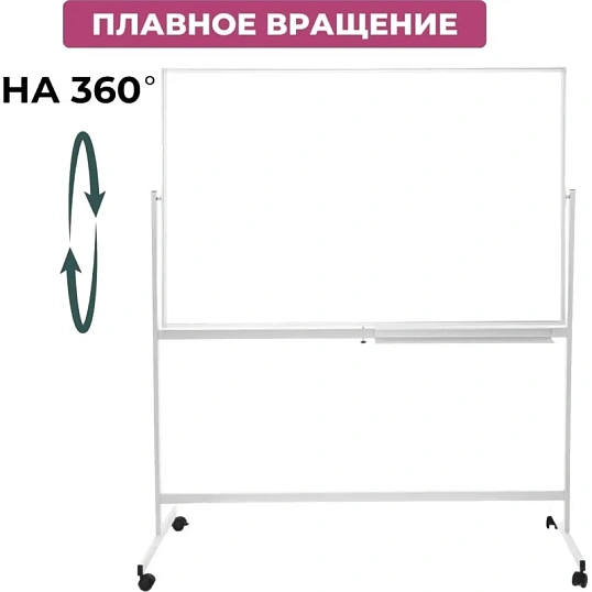 Доска магнитно-маркерная поворотная Attache Economy Twist 100х150 ПО-15Ф