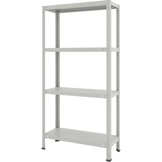 Стеллаж металлический Ульт_Everest Lite-30-30/75/150-4 (RAL 7035)