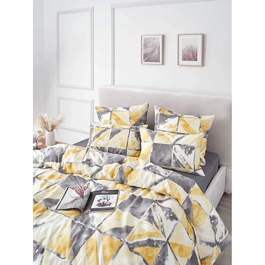 Постельное белье 2сп Макси  Бязь (нав.50х70-2шт),Marble