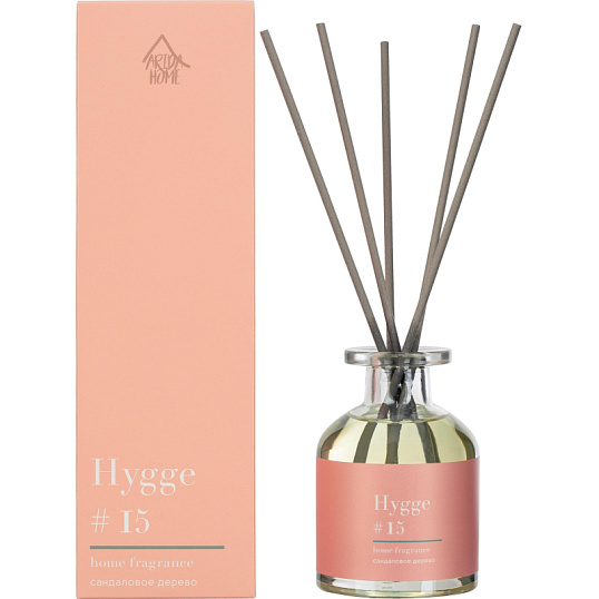Аромадиффузор с палочками Hygge #15  Сандаловое дерево 100 мл 100-310
