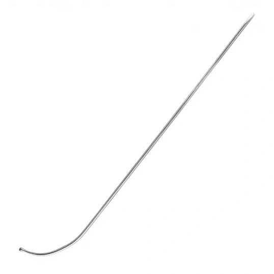 Зонд маточный с делениями, изогнутый, 290 мм, J-20-283