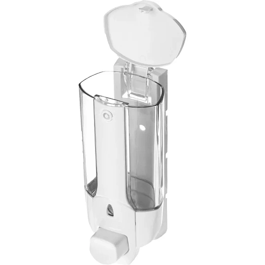 Дозатор для жидкого мыла 350мл Выбор есть пластик белый M-1628