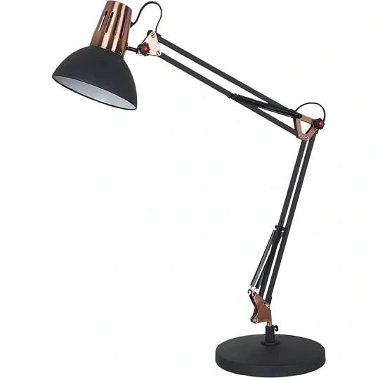 Светильник Camelion KD-431A С62 черный + медь, 40