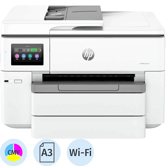 МФУ струйное HP OfficeJet Pro 9730 А3, 22/18ppm, ADF35, USB2.0/Eth/Wi-Fi)