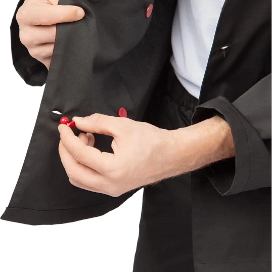 Китель Повара у23-КУ черный (р.48-50) р.170-176