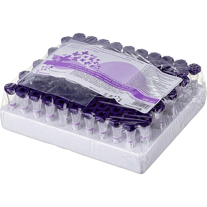 Пробирка с капилляром с ЭДТА-К3, 0,5мл, Cerebrum, 100шт/уп