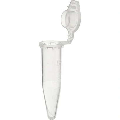 Пробирка микроцентрифужная (Эппендорфа) 0,5мл, дел., нестер.ПП 1000шт/уп