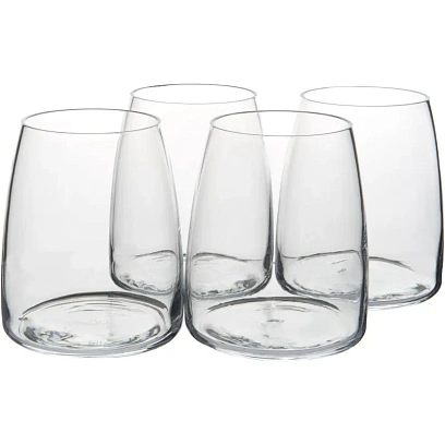 Набор стаканов ПИНО 390 мл, 4 шт холодный срез