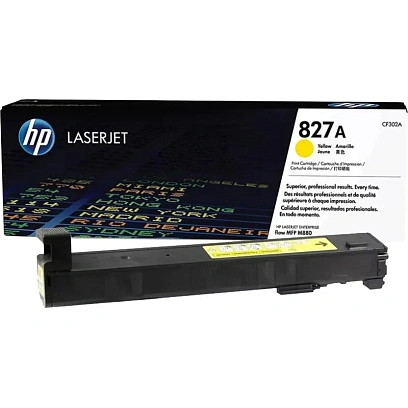 Картридж лазерный HP 827A CF302A жел. для CLJ Enterprise M880z