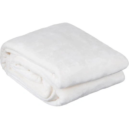 Плед микрофибра Luscan, молочный 150x200