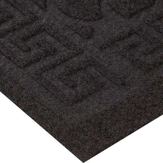 Коврик входной влаговпитывающий с тисн ХОЛЛ In'Loran 60х90см черн 130К-696