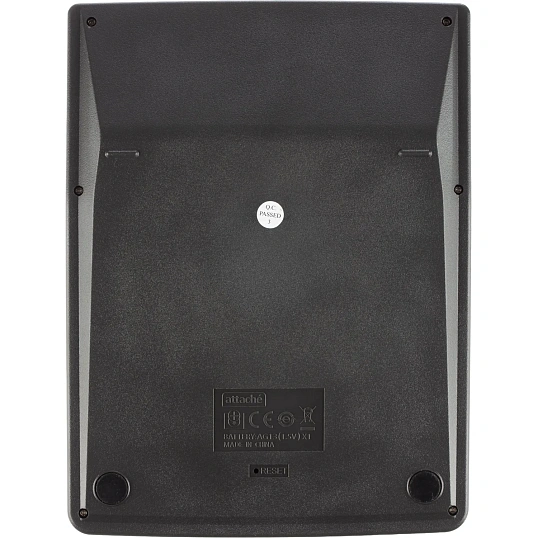 Калькулятор настольный Attache CDB1201-BK 12-разрядный черный 205x155x35 мм