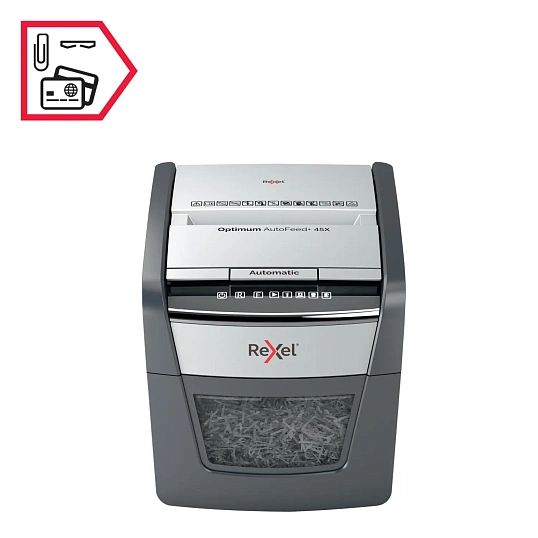 Шредер (уничтожитель) Rexel Optimum AutoFeed+ 45X 4ур.секр.,45лист,20л