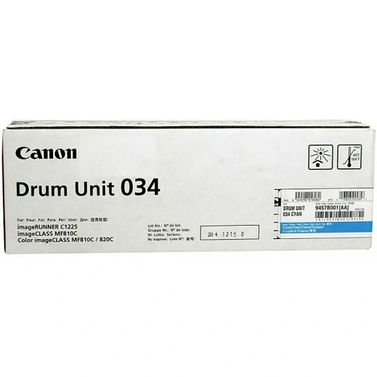 Драм-картридж Canon 034 C 9457B001 голубой для iRC1225