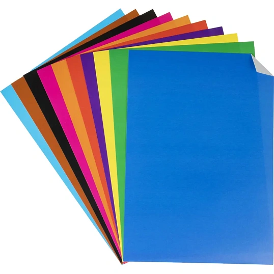 Картон цветной Выбор есть Отличник 20л 10цв А4 мелован.пакет