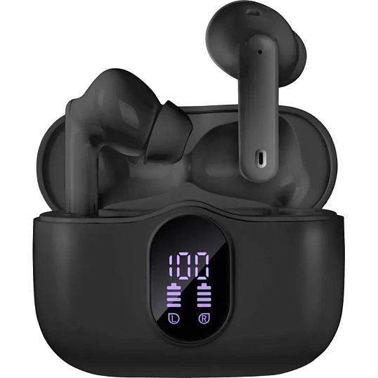 Наушники Sven E-315B, черный, Bluetooth, TWS, ANC, ENC