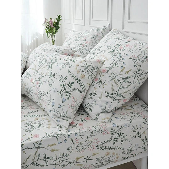 Постельное белье 1,5сп  Бязь (нав.70х70-2шт),Gardenia