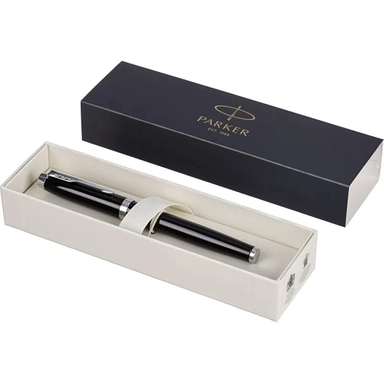 Ручка перьевая PARKER IM BLACK CT 1 сиий картридж тонкая 1931644