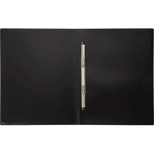 Скоросшиватель пластиковый с метал. скоросшивателем Attache 055S-E черный