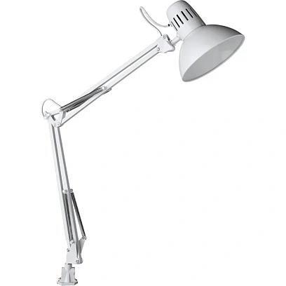 Светильник Arte Lamp A6068LT-1WH струбцина белый E27 40Вт