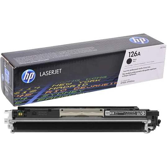 Картридж лазерный HP 126A CE310A чер. для LJ CP1025