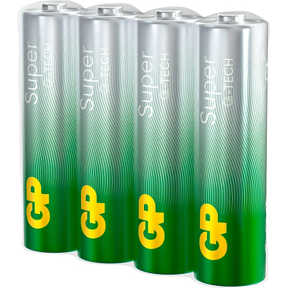 Батарейка GP Super эконом AAA/LR03/24A GP24ARS-2SB4/15AA21RA-2CRS4 4шт/уп