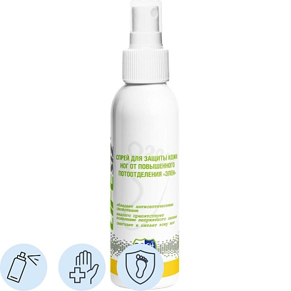 Спрей Элен PROFLINE защитный для ног от потоотделения 100мл