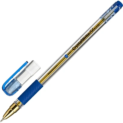Ручка шариковая BrunoVisconti неавтомат. CRYSTALWRITE, син,038мм,20-0404/01