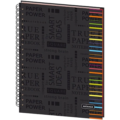 Бизнес-тетрадь Wisdom 9 А4,120л,200х274, 3 разд, клетка, диз 4, 0009
