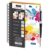 Бизнес-тетрадь Emotion,А5,150л.,148х20., 5 раз, рез под руч, кл+лин,0003