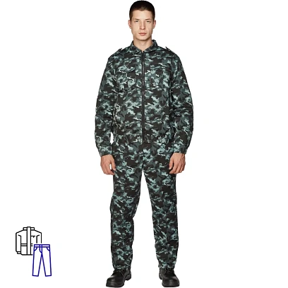 Костюм охранника К-м  Альфа  КМФ-город сер.(р.44-46)/170-176