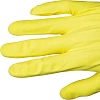 Перчатки Luscan резиновые латекс хлопковое напыление желтые р L (5 пар/уп)