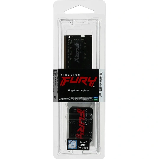 Модуль памяти Kingston 8GB 3200MHz DDR4 CL20 SODIMM FURY KF432S20IB/8