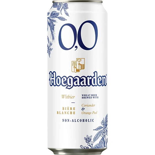 Пиво безалкогольное Hoegaarden ж/б 0,45л