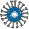 Корщетка для УШМ BOSCH 115мм, M14, дисковая, плоская, витая (2609256512)