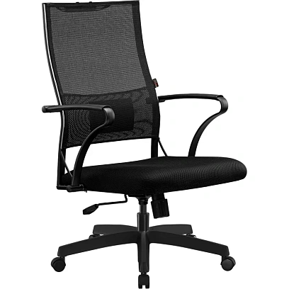 Кресло MT_Sit Air-180/Km00/Wh00/K15bL(M09.B02.G15.W01),черный, пластик