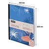 Тетрадь общая Attache Selection Navy nature Синий А5 80л клетка, сшивка