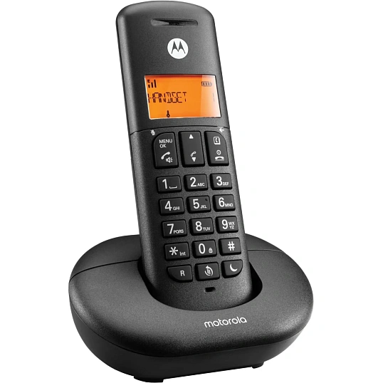 Радиотелефон DECT E201 (цвет Черный)
