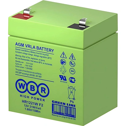Батарея для ИБП WBR HR1221W F2 12В 5.6А.ч