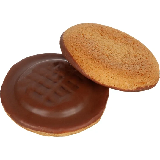 Печенье Милка бисквитное с нач. малиновое желе, покрыт.молоч. шок, 147г