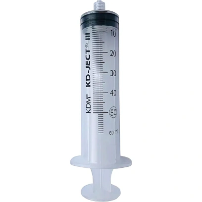 Шприц 3-комп. однораз. 50мл LL без иглы 25шт/уп KD-JECT