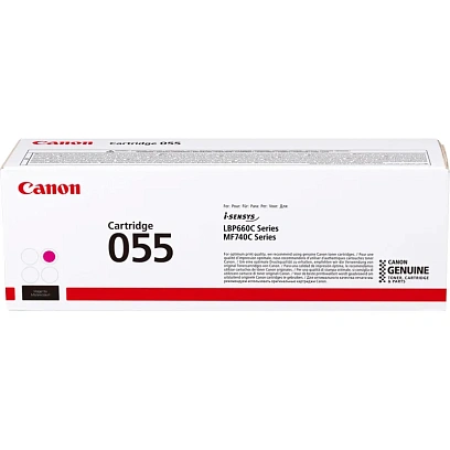 Картридж лазерный Canon 055 M 3014C002/003 пур. для MF746Cx/LBP664Cx