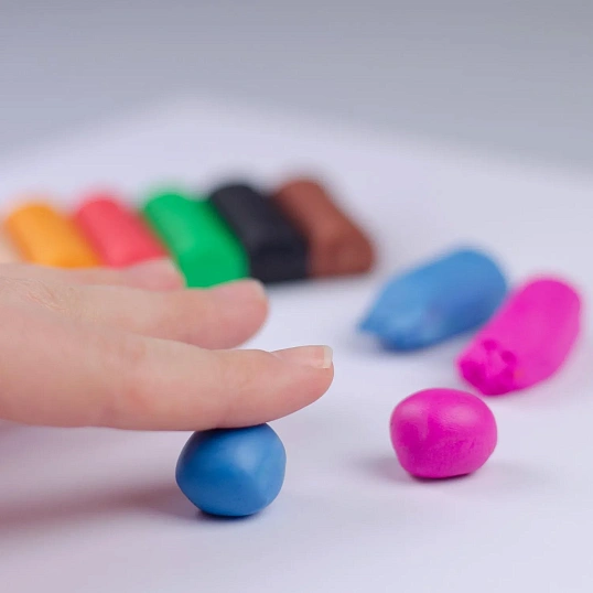 Пластилин Kores Plastilina 10 цветов  набор общий вес 200гр 34010