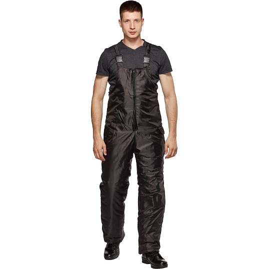 Костюм зимний Охранника с п/к черный (р.52-54) 170-176