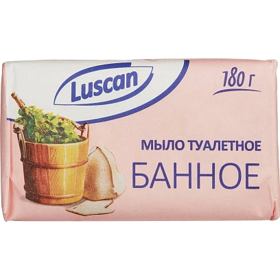 Мыло туалетное Luscan Банное 180г