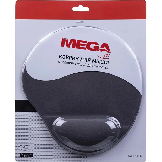 Коврик для мыши  HMP0002 Силикон+ткань/22х25х0.22cm/серый